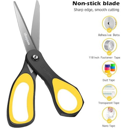 8.5" All Purpose Nonstick Scissors (3 Count)