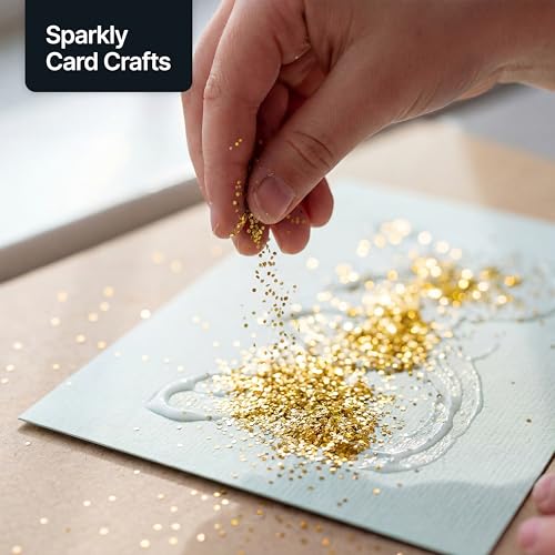 Craft Glitter Gold 100g Ultrafine Glitter (3.5 Ounce)