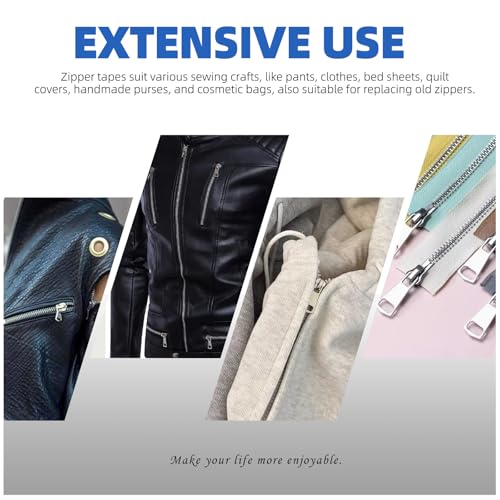 85pcs #3 #5 #8 Zipper Repair Kit Includes 39pcs Metal Zipper Sliders