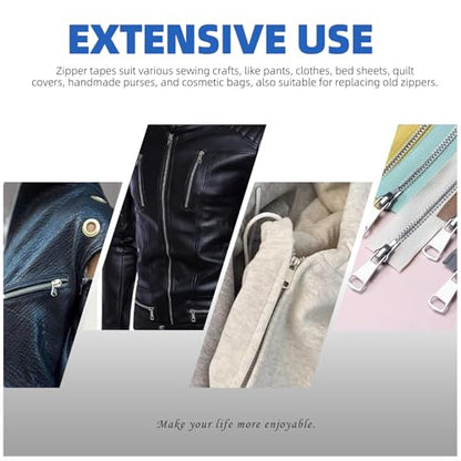 85pcs #3 #5 #8 Zipper Repair Kit Includes 39pcs Metal Zipper Sliders