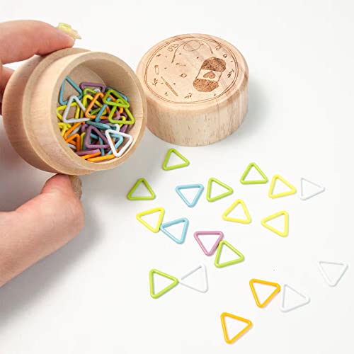 60PCS Metal Stitch Markers Triangle