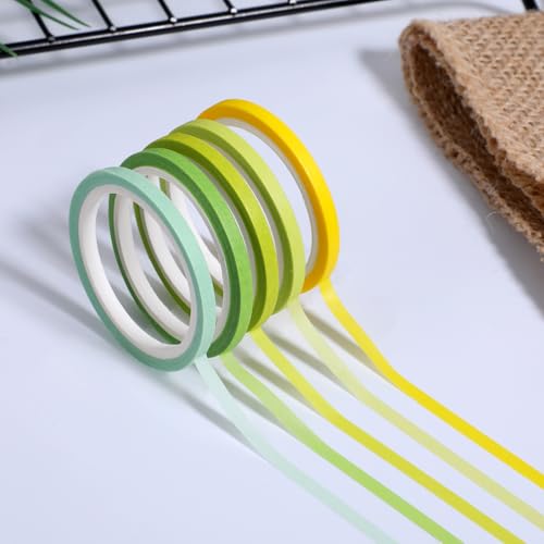 20 Rolls Rainbow Washi Tape Slim (20 Count)