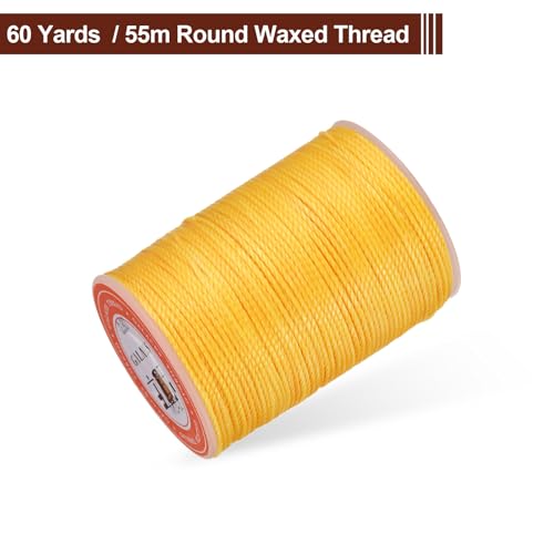 Leather Sewing Waxed Thread 0.8mm 60Yards