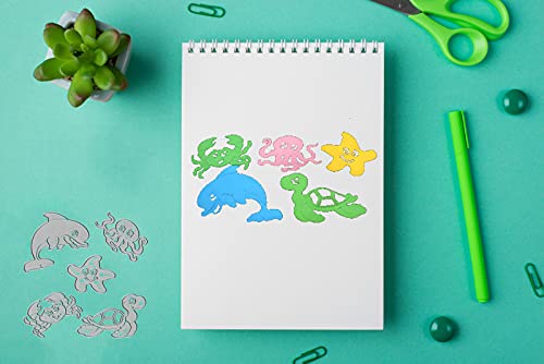 Metal Sea Animals Starfish Dolphin Crab Tortoise Cutting Dies