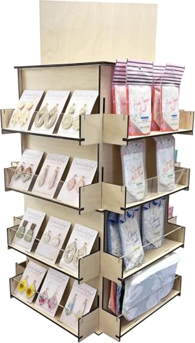 4 Sided Rotating Display Stand