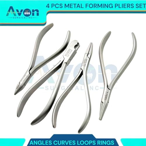4 Pliers Types for Metal Forming (4 Count)