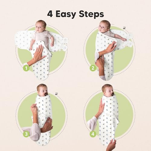 Newborn Swaddles with Zippers (3 Count)