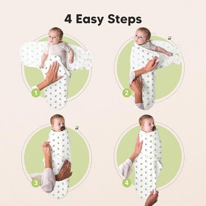 Newborn Swaddles with Zippers (3 Count)