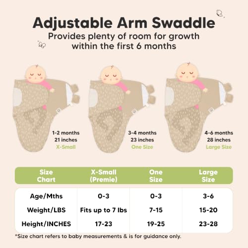 Newborn Swaddles with Zippers (3 Count)