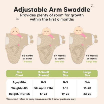 Newborn Swaddles with Zippers (3 Count)