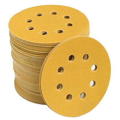 5-Inch 8-Hole Hook and Loop Sanding Discs 800-Grit, 100-Pack (100 Count)
