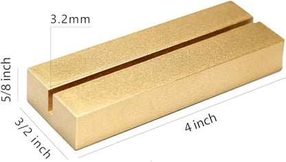 20 Pack 4" Gold Birch Wood Stands for Wedding Acrylic Sign (20 Count)