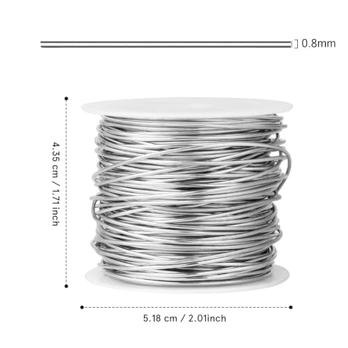 82FT 20 Gauge Craft Wire Jewelry Wire Copper Metal Wire for Jewelry Making