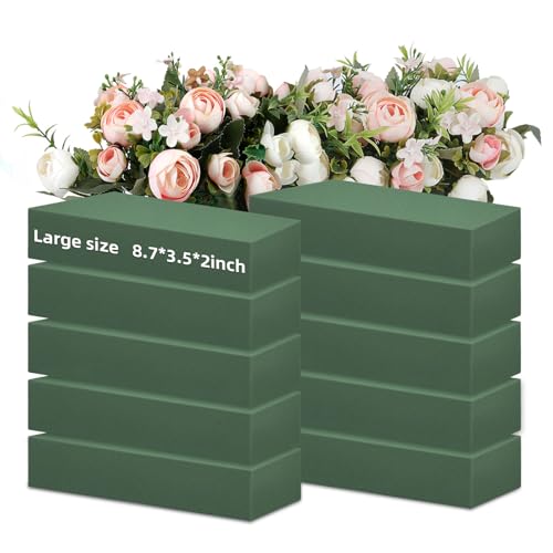 10 Pack Wet and Dry Floral Foam Blocks