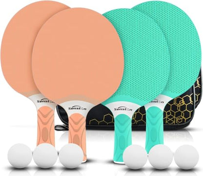 Table Tennis Rackets Set