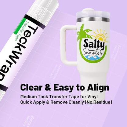 Clear Transfer Tape for Vinyl (10 Foot)