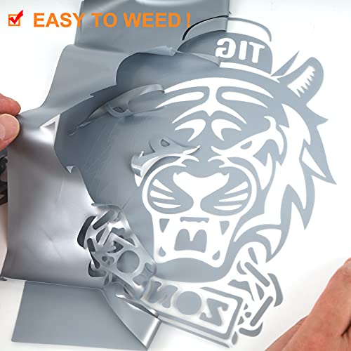 Silver HTV Heat Transfer Vinyl Rolls