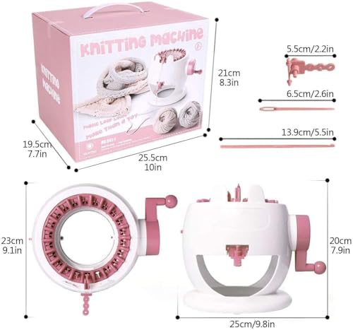 SENTRO 22 Needles Knitting Machine with Electric Adapter