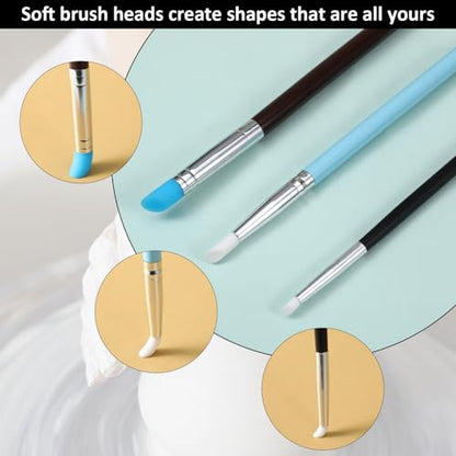 15 Pcs Silicone Sculpting Tools