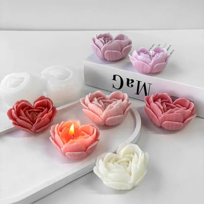 2Pack Heart Candle Mold (2 Count)