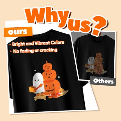 PU Heat Transfer Paper for Dark Fabric (20 Sheet)
