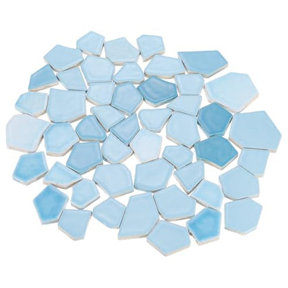 500g 1.1LB Irregular Ceramics Mosaic Tiles