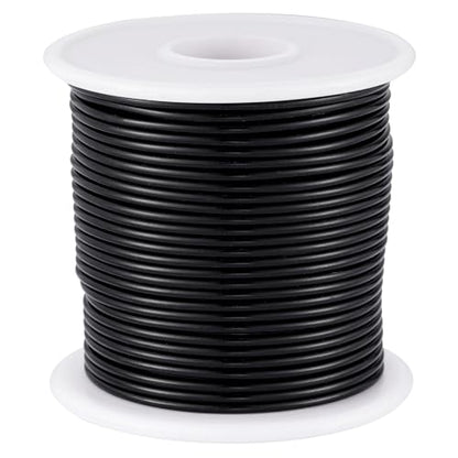 12 Gauge Black Aluminum Craft Wire (103.68 Foot)