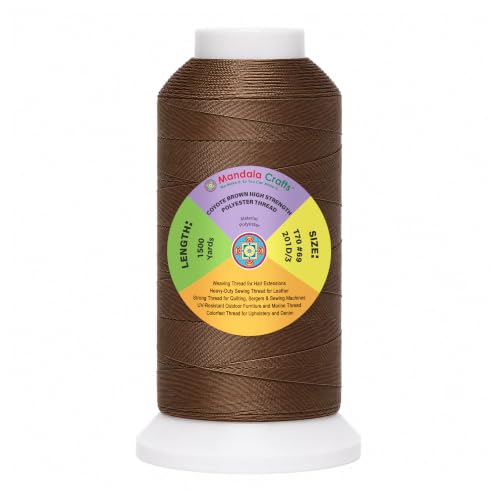 Coyote Brown Tex 70 Upholstery Polyester Heavy Duty Thread