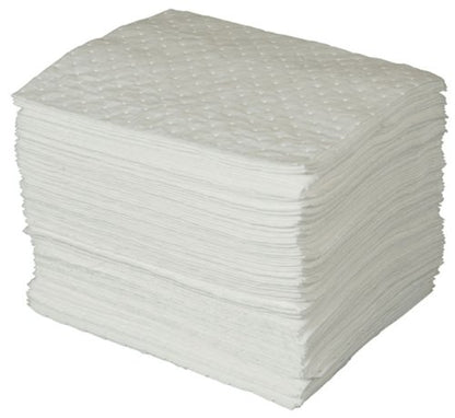 SPC BPO100 15" x 17" Heavy Weight Economical Oil Only Absorbent Pads