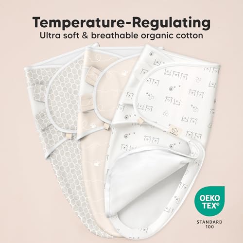 Newborn Swaddles with Zippers (3 Count)