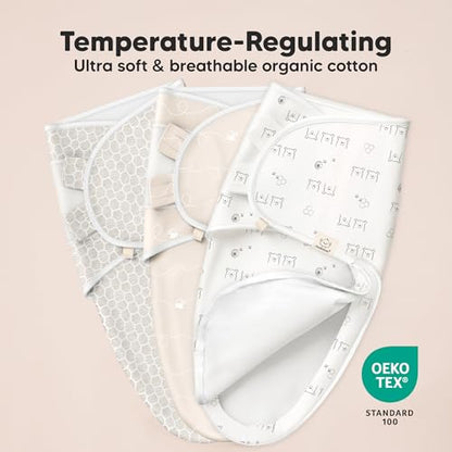 Newborn Swaddles with Zippers (3 Count)