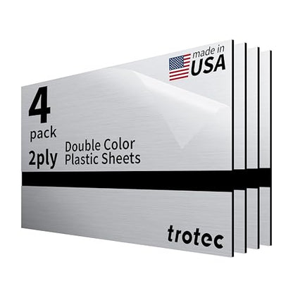 Metallic Looking Acrylic Sheet (4 Count)