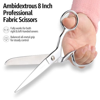Professional Stainless Steel Fabric Scissors 8
