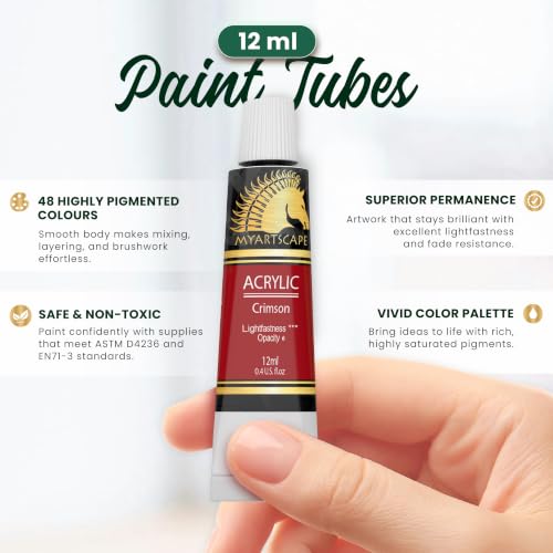 Heavy Body Acrylic Paint Set (19.4769 Fl Oz)