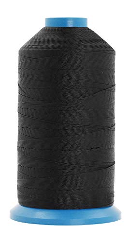 Size 138 420D T135 Black Bonded Nylon Thread (3750 Foot)