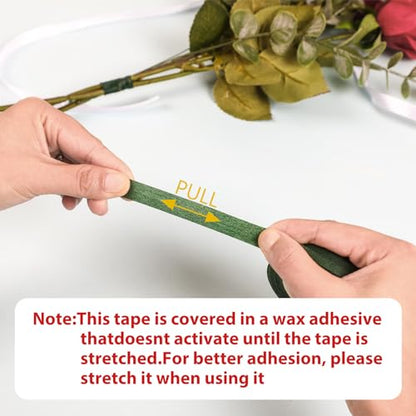 Flower Tape Floral Tape for Bouquets (12 Count)