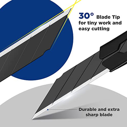 Premium Utility Knife Retractable Snap (5 Count)