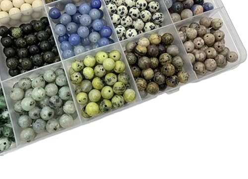 960Pcs 6mm Natural Gemstone Beads