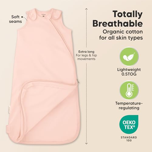 2 Pack Organic Baby Sleep Sacks