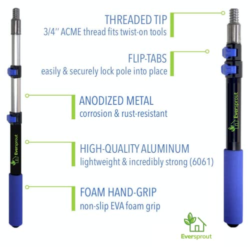 1.5 to 3 Ft Telescopic Pole