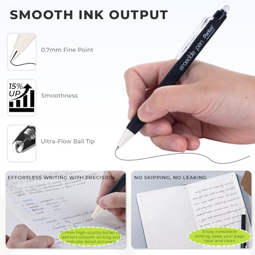 Erasable Gel Pens Clicker (12 Count)