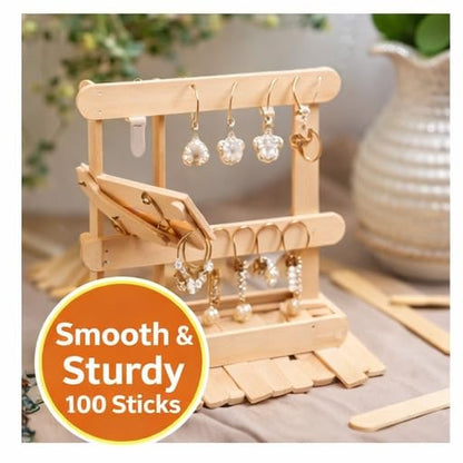 200 Pieces Jumbo Craft Sticks (200 Count)
