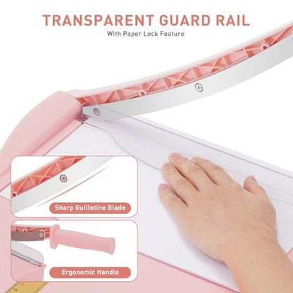 Paper Cutter Paper Slicer with Safety Guard and Blade Lock
