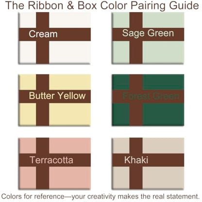 1-1/2 Inch Brown Ribbon 50Yards – Perfect for Gift Wrapping
