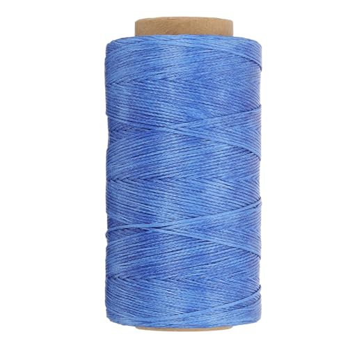 284 Yard Flat Waxed Thread 150D 1mm Leather Sewing Cord for Repairing Shoes Bags Wallets Jewelry Making DIY Leather Craft