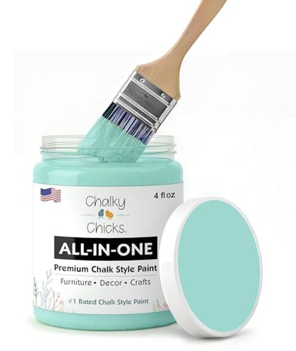 Riptide 4 Fl Oz Chalk Paint for Furniture All in One