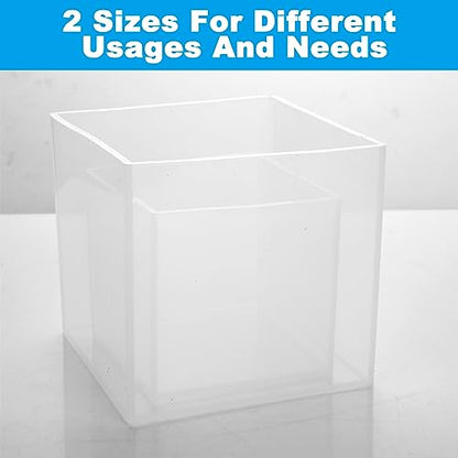 2 Pack Square Resin Molds Cube Silicone Casting Molds (2 Count)