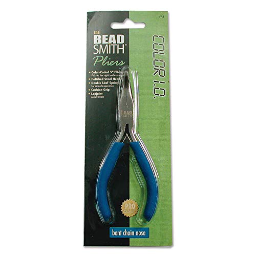 Color ID Bent Chain Nose Plier