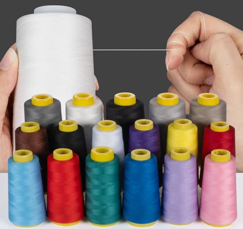 4 Pack Serger Thread Cones (36000 Foot)