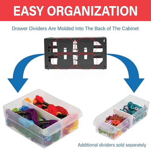 26 Drawer Plastic Storage Cabinet